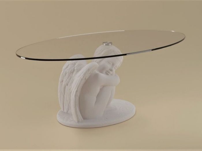 Archisio - Dablec Di Tiziano Moletta - Progetto Tavolino da salotto classico cupido