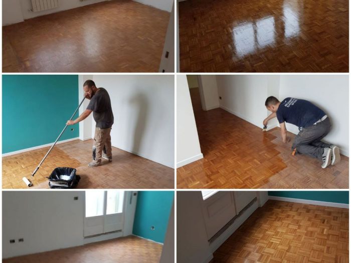 Archisio - Parquettista Roma - Progetto Restauro parquet massello con levigatura e verniciatura