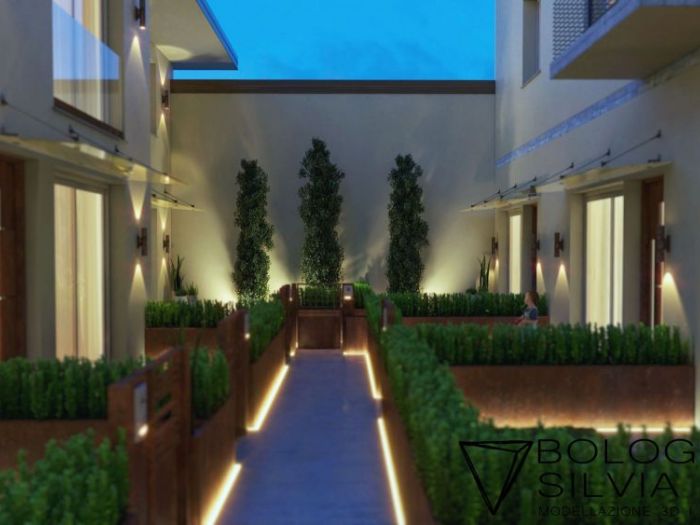 Archisio - Bolognini Silvia - Progetto Corte interna bologna