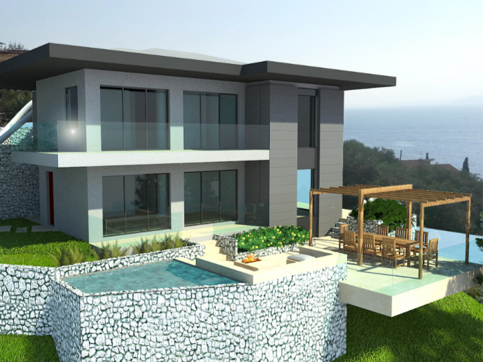 Archisio - Daniele Campolungo - Progetto Progetto di una casa unifamiliare sul lago