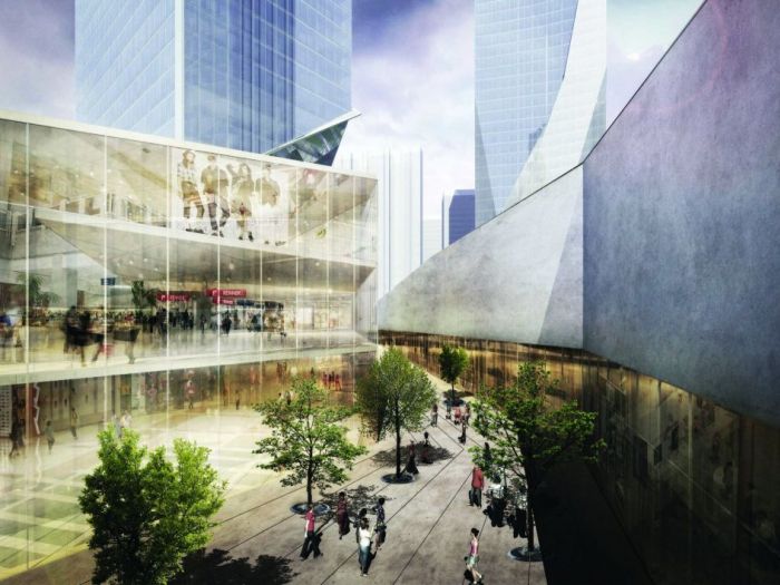 Archisio - Plasma Studio - Progetto Huafa square planning