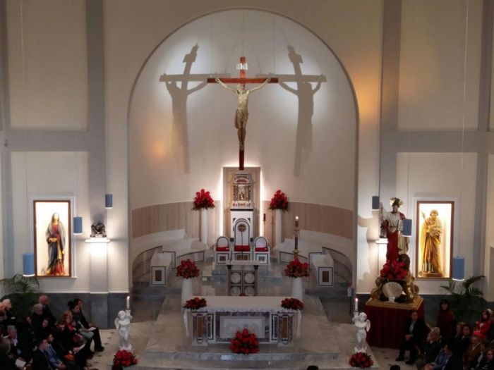 Archisio - Giuseppe Daniello - Progetto Nuovo presbiterio per la parrocchiale di san marco evangelista a castellammare di stabia