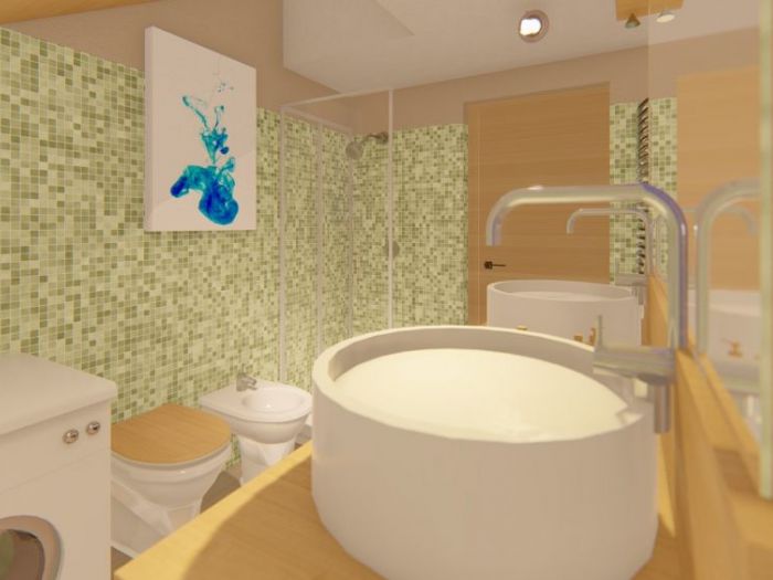 Archisio - Andrea Sorci Natural Living - Progetto Ipotesi di ristrutturazione villa a roma