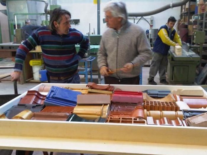 Archisio - Studio Architettura Golinelli - Progetto Quadro tridimensionale tegole