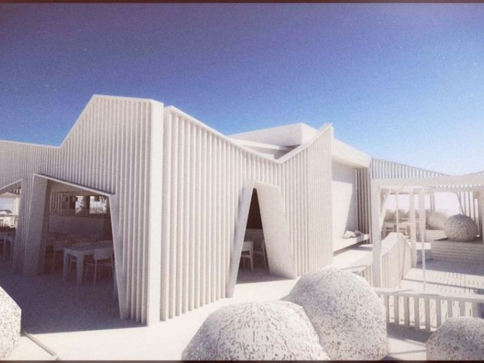 Archisio - Studio Ferretti - Progetto Stabilimento balneare ippocampo