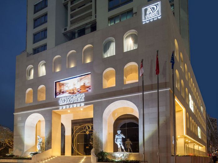 Archisio - Giulio Massaro - Progetto domus aurea furniture building in shanghai china