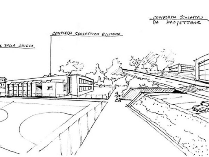 Archisio - Mario Pucciarelli - Progetto Nuova scuola media di berlingo