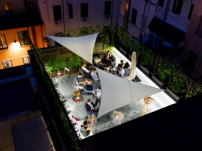 Archisio - Stefano Teofili - Progetto Bedbreakfast vico rooms and terrace Roma