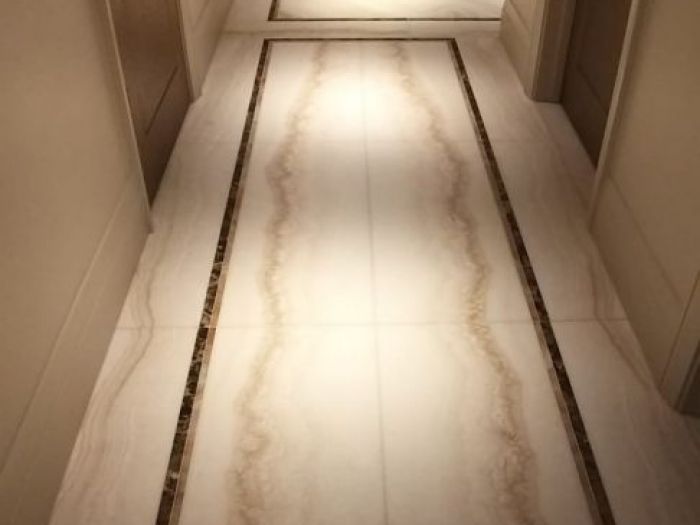 Archisio - Dalla Pozza Marmi Srl - Progetto Pavimento in onice avorio