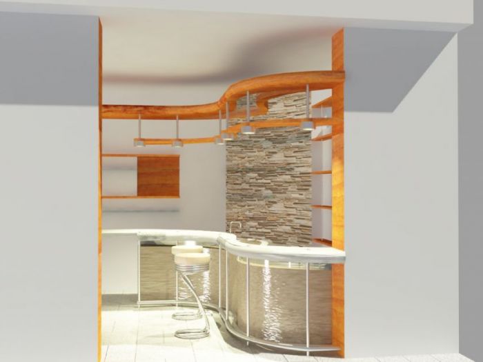 Archisio - Ivano Tolomeo - Progetto Bar02 realizzazione bar privato