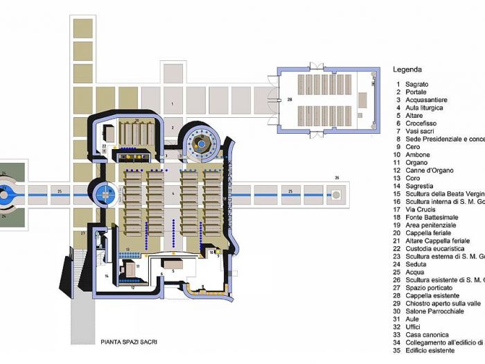 Archisio - Ruggero Lenci - Progetto Chiesa parrocchiale di s M Goretti