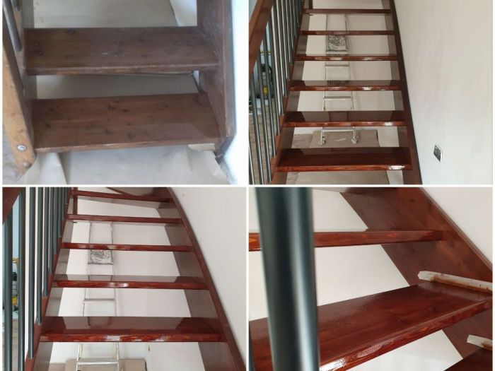 Archisio - Parquettista Roma - Progetto Posa e restauro scale in legno