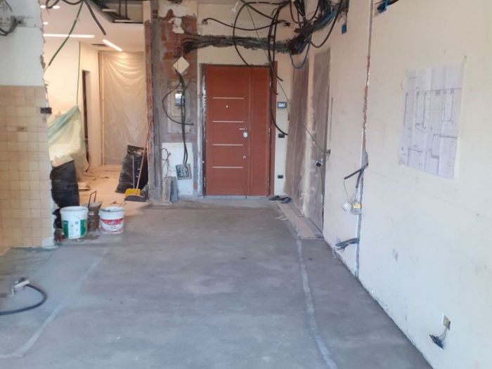 Archisio - Mani Srl Ristrutturazini - Progetto Accorpamento e ristrutturazione completa di due appartamenti in roma zona portuense