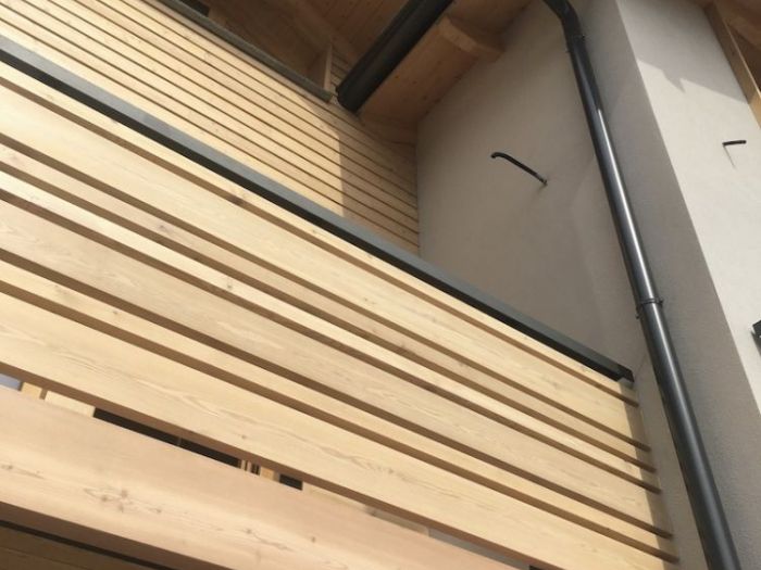 Archisio - Bclegno - Progetto Ville bifamilari struttura a telaio legno lamellare cert Fsc e pefc