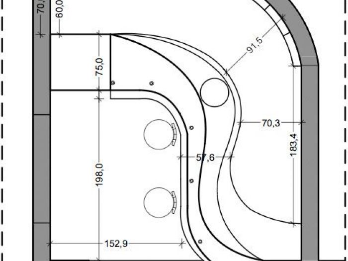 Archisio - Ivano Tolomeo - Progetto Bar02 realizzazione bar privato