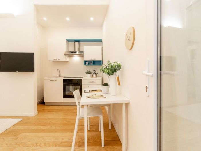 Archisio - Dettagli Home Staging Silvia Marcheselli - Progetto Piccolo monolocale nel centro storico di bologna