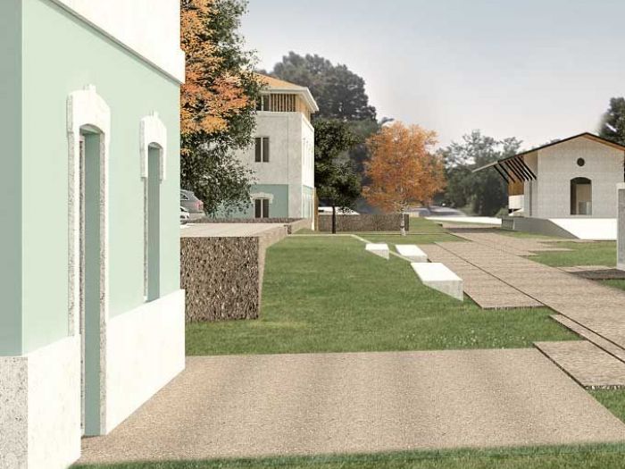 Archisio - Clab Architettura - Progetto Bike stationBorghetto