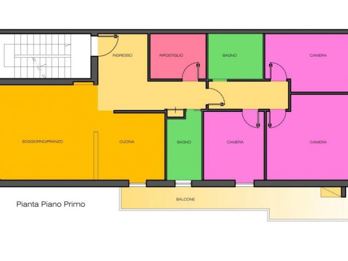 Archisio - Donatella Di Antonio - Progetto Progetto allestimento di un appartamento per la vendita