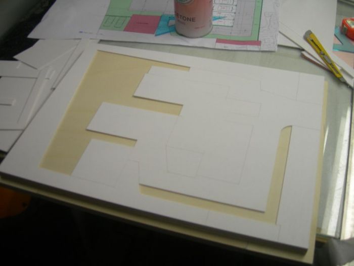 Archisio - Plastici Rocchi - Progetto Plastico appartamenti 2