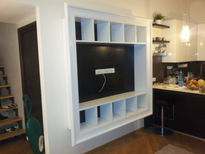 Archisio - Arte Del Legno 86 Snc - Progetto Libreria a giorno sorpresa