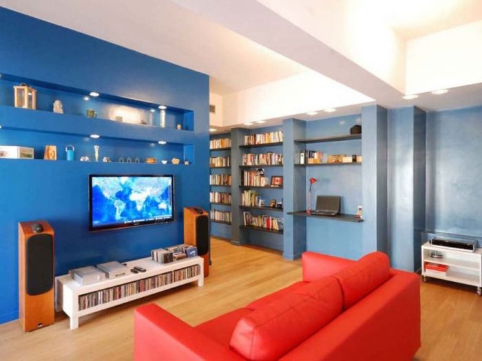 Archisio - Roberto Silvestri - Progetto Una casa con le pareti colorate per leggere e ascoltare musica