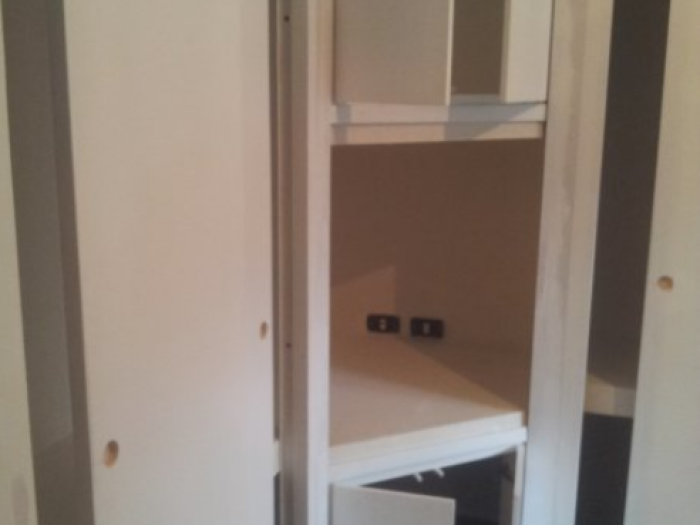 Archisio - Arte Del Legno 86 Snc - Progetto Armadio scorrevole laccato bianco su misura