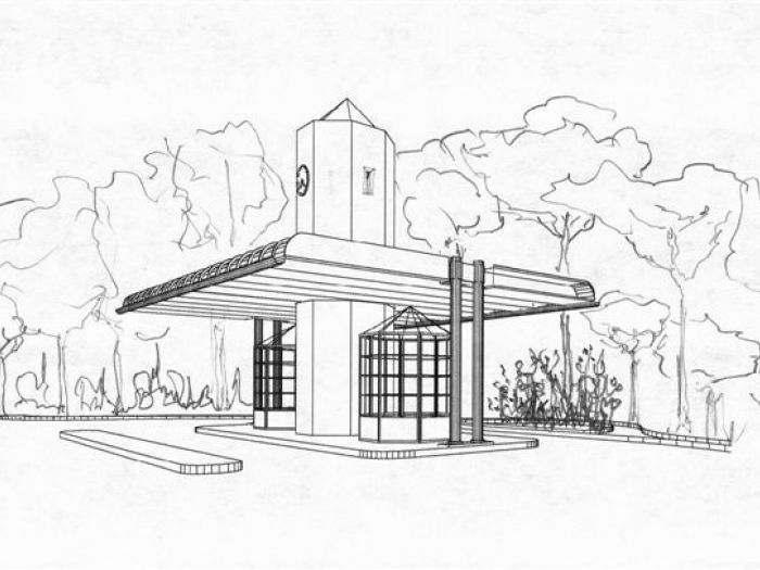 Archisio - Laghai Architecture Studio - Progetto The bus stop-fermata della corriera pu italy