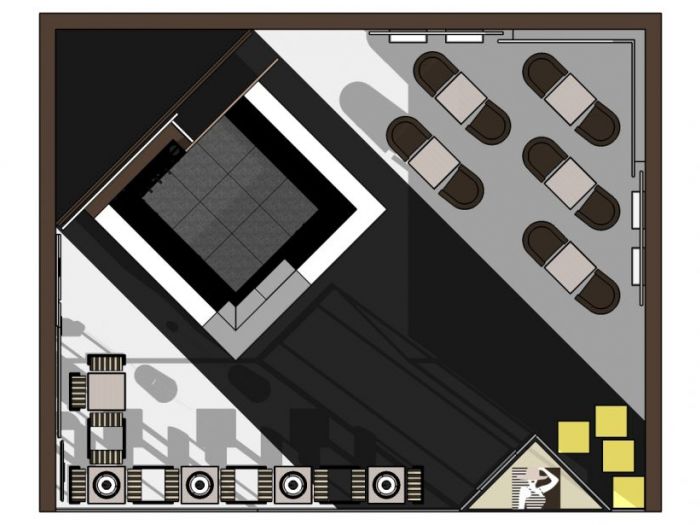 Archisio - Gianluca Bernardini - Progetto Concept caffetteria