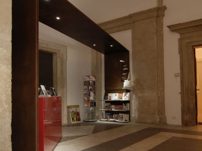 Archisio - Bicuadro - Progetto Bookshop electa accademia di francia villa medici