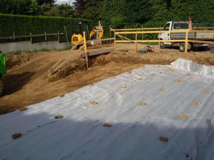 Archisio - Edilgorla - Progetto Rullatura getto magrone di sottofondazione