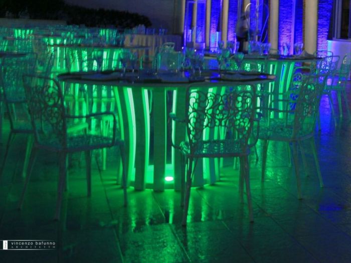 Archisio - Vincenzo Bafunno - Progetto Luce di vino - tavolo