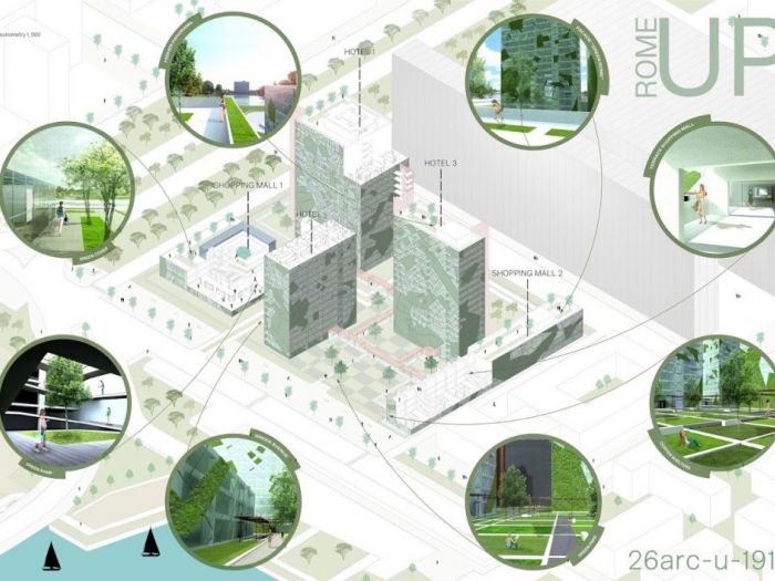 Archisio - Ary Lab - Progetto Riqualifica quartiere eur a roma