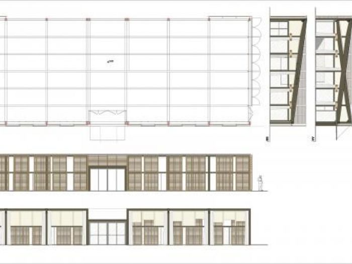 Archisio - Enrica Leonardis - Progetto Padiglione giardino dinverno in villa de grecis