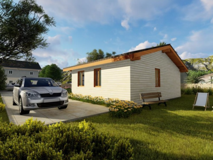 Archisio - Giuliano Mancini - Progetto Progetto cottage in legno - onano vt