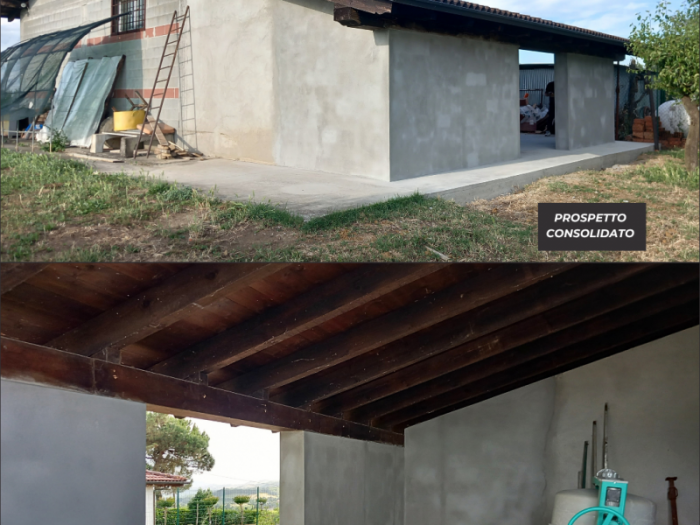 Archisio - Studio Tecnico Associato Ivaldi Carrer - Progetto Opere di consolidamento strutturale di basso fabbricato