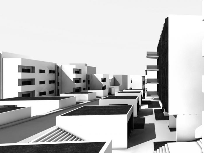 Archisio - Delisabatini Architetti fdeli E Fsabatini Arch Ass - Progetto Concorso recupero dellarea quadrilatero e del relativo complesso edilizio in via grazia deledda