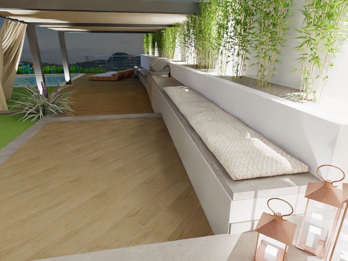 Archisio - Antonella Liguori Architetto - Progetto Piscina vista colline