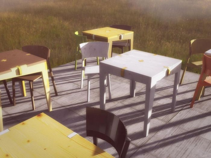 Archisio - Studio Ferretti - Progetto Tavolo su disegno taglio cnc