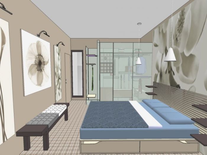 Archisio - Interno 75 - Progetto Tre locali nella provincia milanese