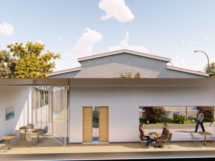 Archisio - Andrea Sorci Natural Living - Progetto Ipotesi progetto di ripristino di un capannone a borghetto flaminio rm per la sede museale della fondazione