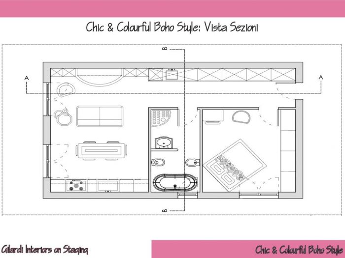 Archisio - Gilardi Interiors On Staging - Progetto Romachic colourful boho styleprogetto interior-materiali