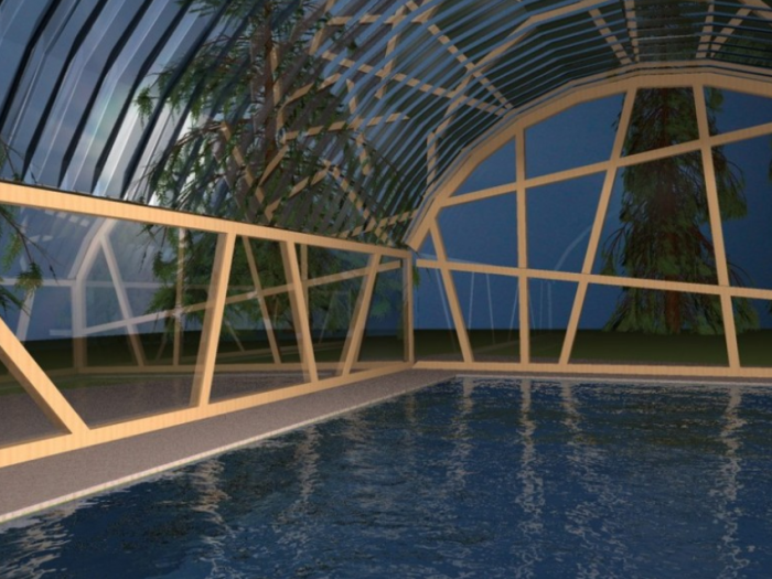 Archisio - Domenico Morolla - Progetto Progetto copertura piscina