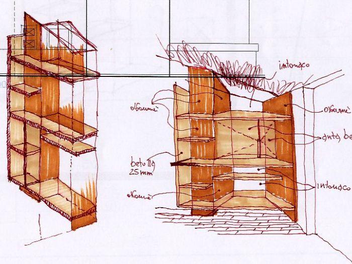 Archisio - Marco Mazzella - Progetto Interni casa ml