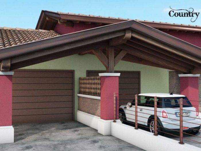 Archisio - Studio Di Progettazione Ph09 - Progetto Bifamiliare country