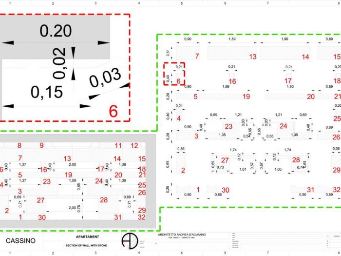 Archisio - Andrea Daguanno - Progetto Ristrutturazione di un appartamento