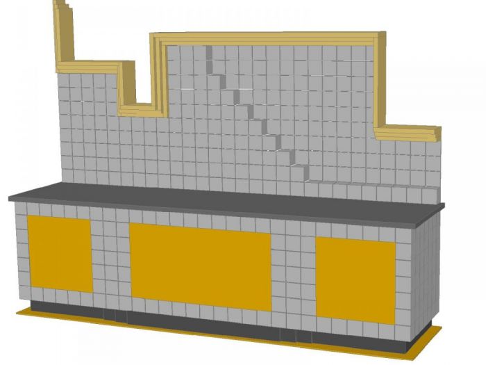 Archisio - Antonio La Malfa - Progetto Cucina in muratura