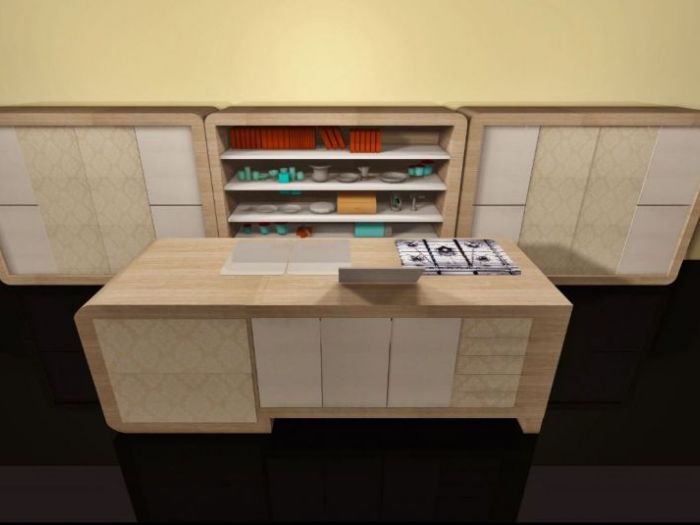 Archisio - Romindesign - Progetto Cucina vero legno