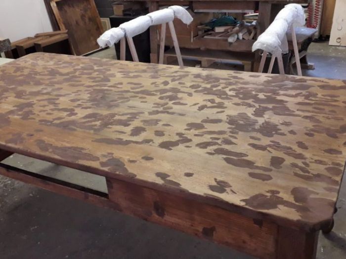 Archisio - Falegnameria Soncini Quintavalla - Progetto Restauro tavolo