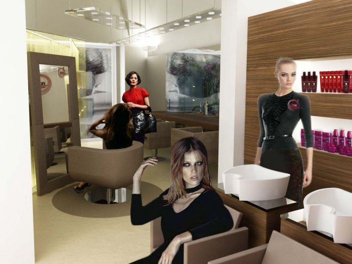 Archisio - Alessandra Marsegliaarchitetto - Progetto Franci coiffeurHair coiffure