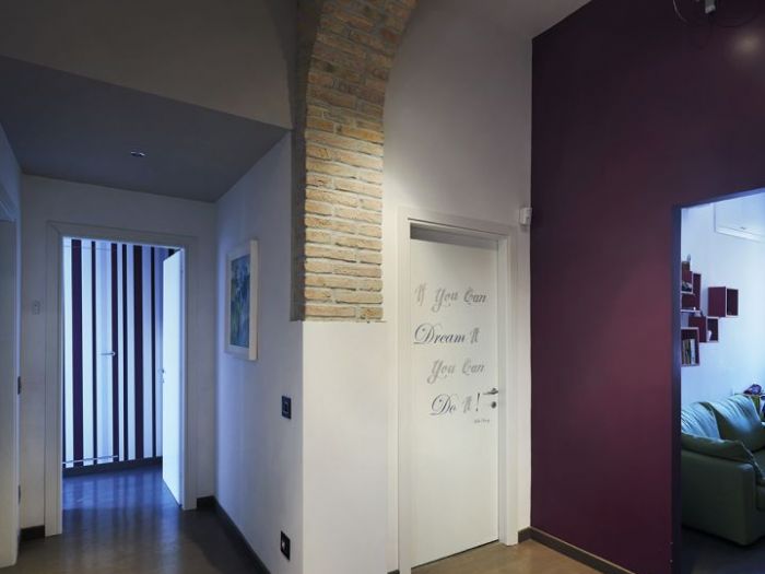 Archisio - Gruppo Castaldi - Progetto Colors in love - progettazione e ristrutturazione appartamento rione prati roma